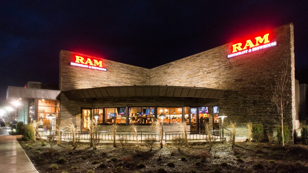 The facade of the RAM Restaurant & Brewhouse (Boise)